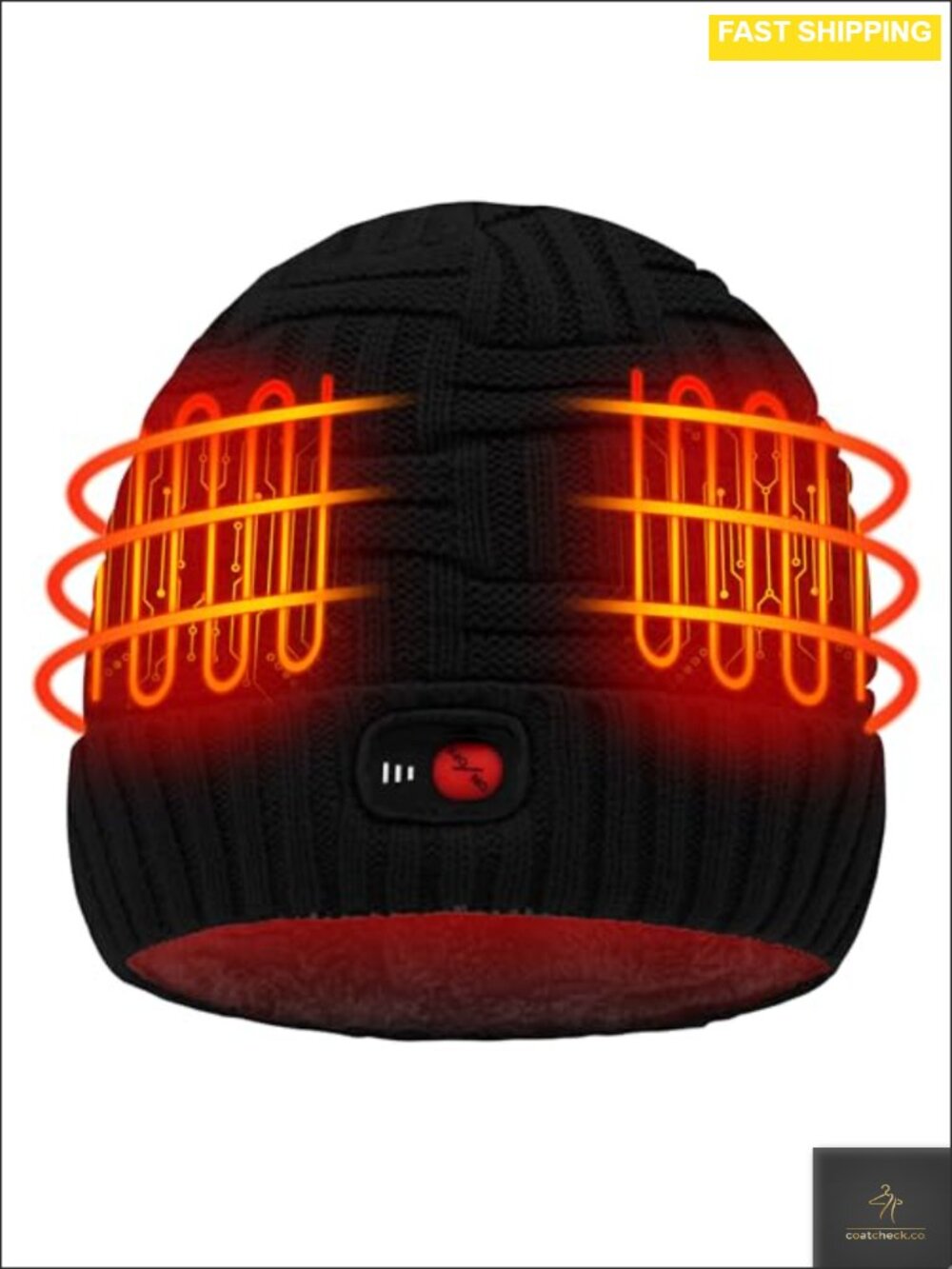 SVPRO Heated Beanie Rechargeable Winter Warm Knit Hat with Battery